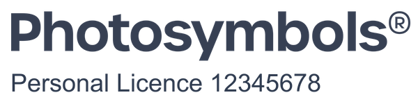 Example Photosymbols member badge